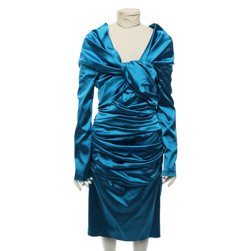 Talbot Runhof Dress in Blue - Second ...